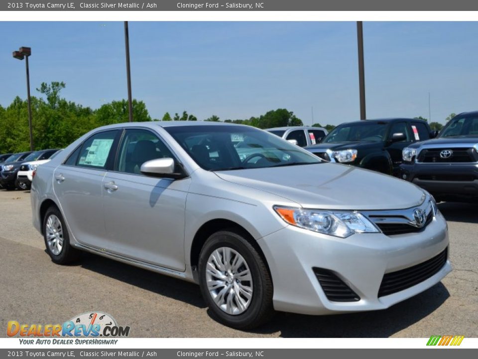 2013 Toyota Camry LE Classic Silver Metallic / Ash Photo #3