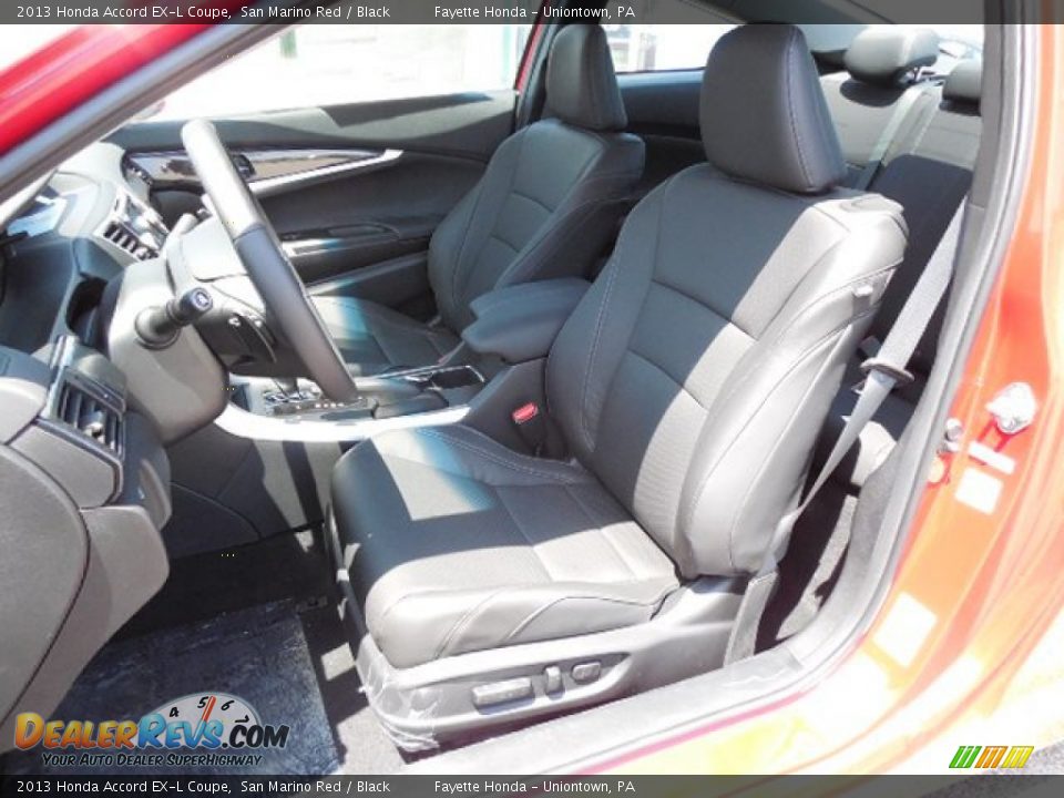 2013 Honda Accord EX-L Coupe San Marino Red / Black Photo #7