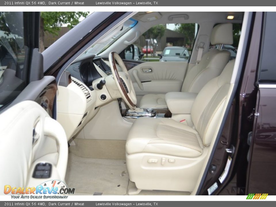 Wheat Interior - 2011 Infiniti QX 56 4WD Photo #9