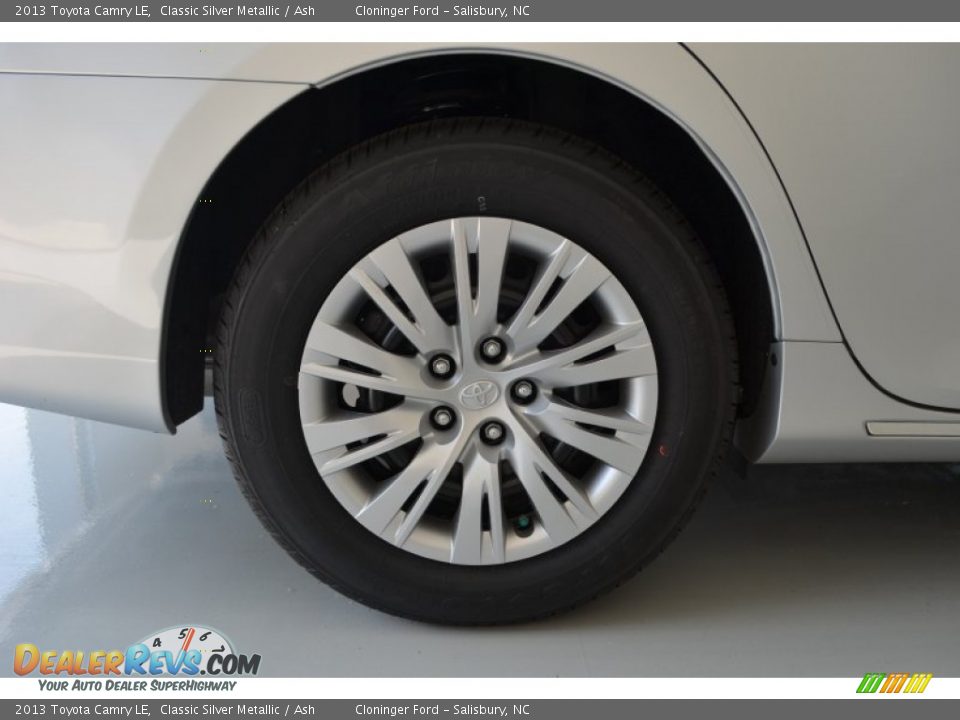 2013 Toyota Camry LE Classic Silver Metallic / Ash Photo #9