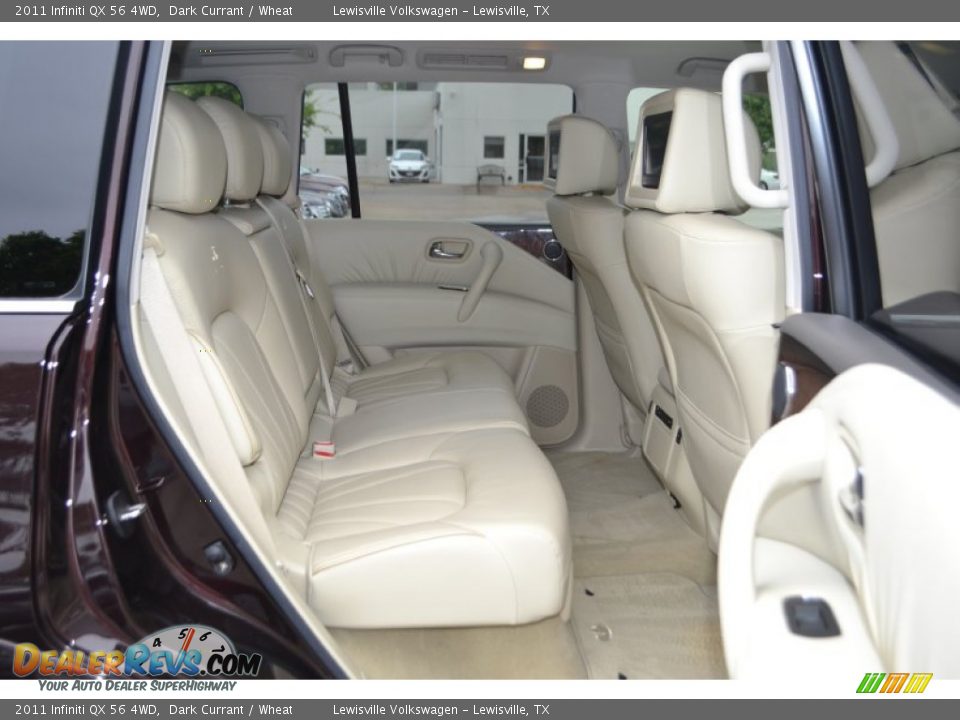 Rear Seat of 2011 Infiniti QX 56 4WD Photo #11