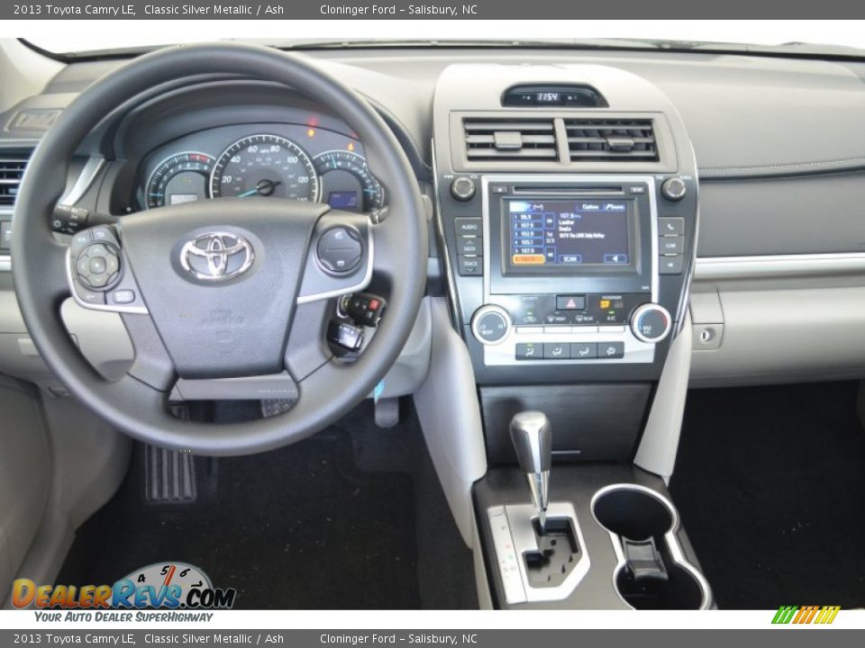 2013 Toyota Camry LE Classic Silver Metallic / Ash Photo #10