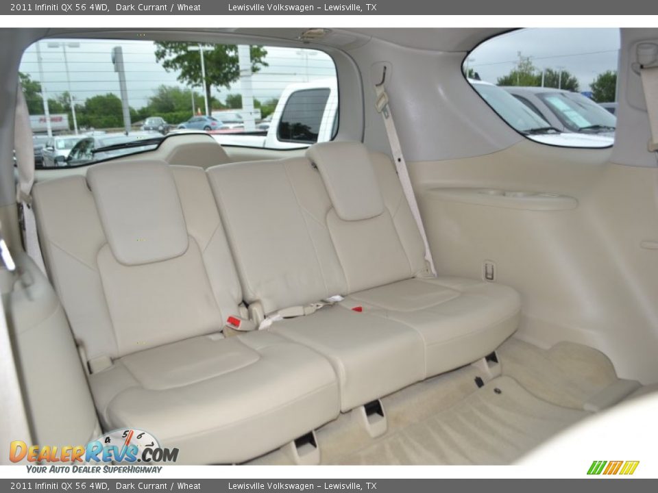 Rear Seat of 2011 Infiniti QX 56 4WD Photo #12