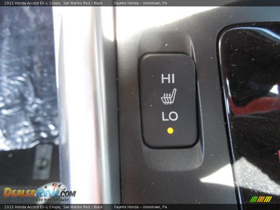 2013 Honda Accord EX-L Coupe San Marino Red / Black Photo #15