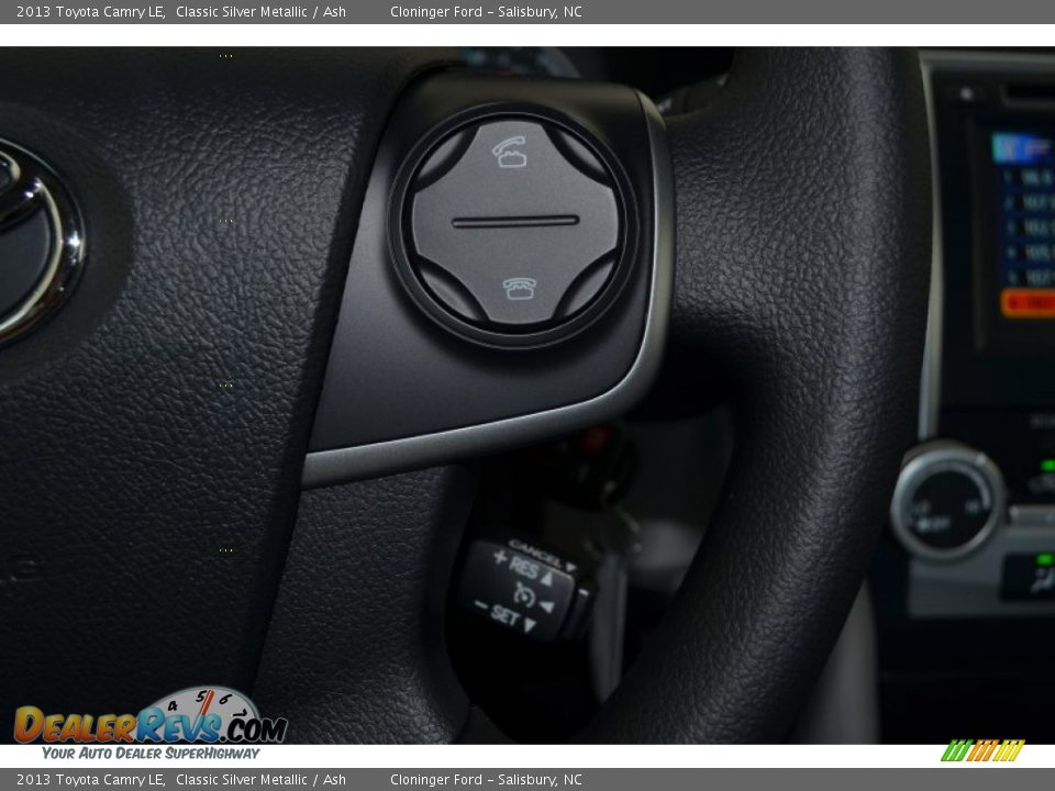 2013 Toyota Camry LE Classic Silver Metallic / Ash Photo #13