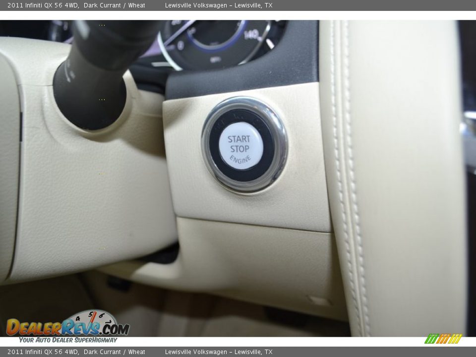 2011 Infiniti QX 56 4WD Dark Currant / Wheat Photo #17