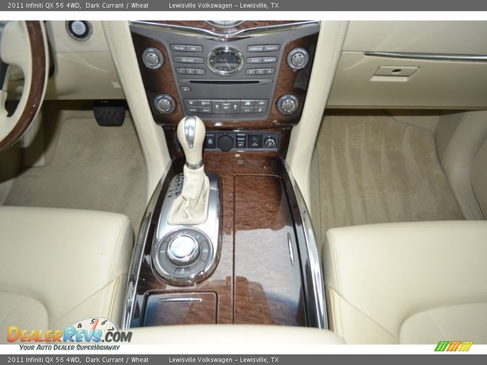 2011 Infiniti QX 56 4WD Dark Currant / Wheat Photo #19