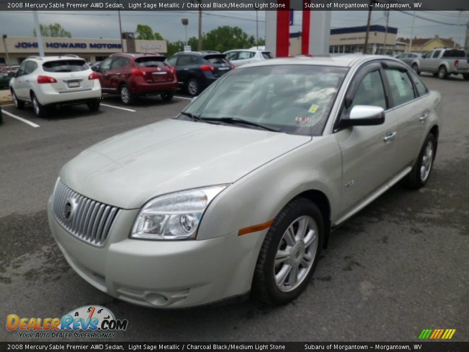 Front 3/4 View of 2008 Mercury Sable Premier AWD Sedan Photo #3