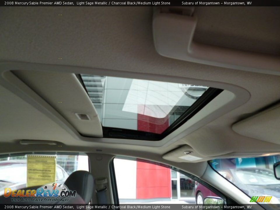 2008 Mercury Sable Premier AWD Sedan Light Sage Metallic / Charcoal Black/Medium Light Stone Photo #5