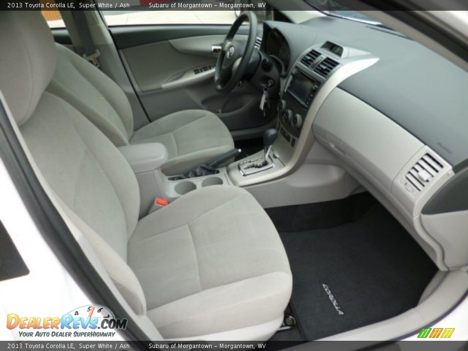 2013 Toyota Corolla LE Super White / Ash Photo #4