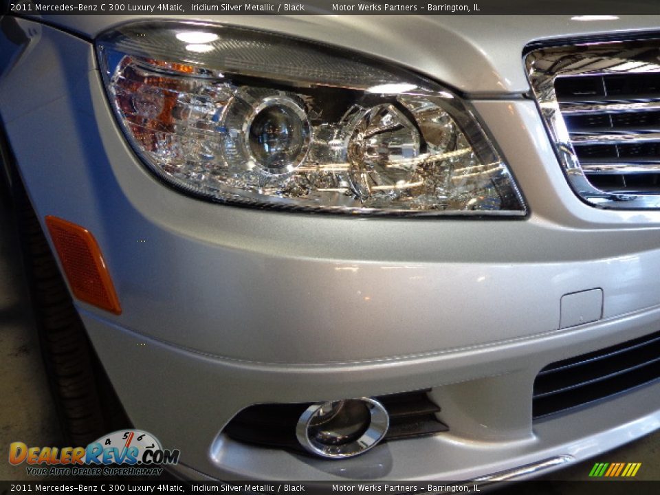 2011 Mercedes-Benz C 300 Luxury 4Matic Iridium Silver Metallic / Black Photo #2