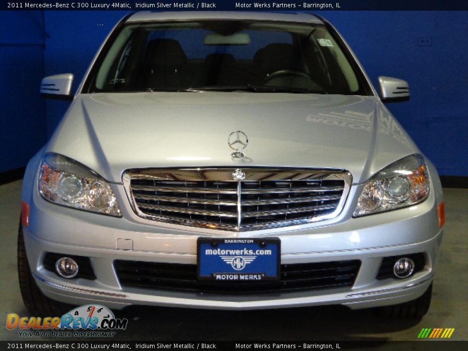 2011 Mercedes-Benz C 300 Luxury 4Matic Iridium Silver Metallic / Black Photo #3