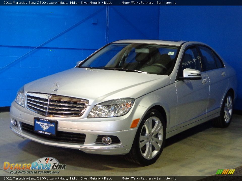 2011 Mercedes-Benz C 300 Luxury 4Matic Iridium Silver Metallic / Black Photo #4