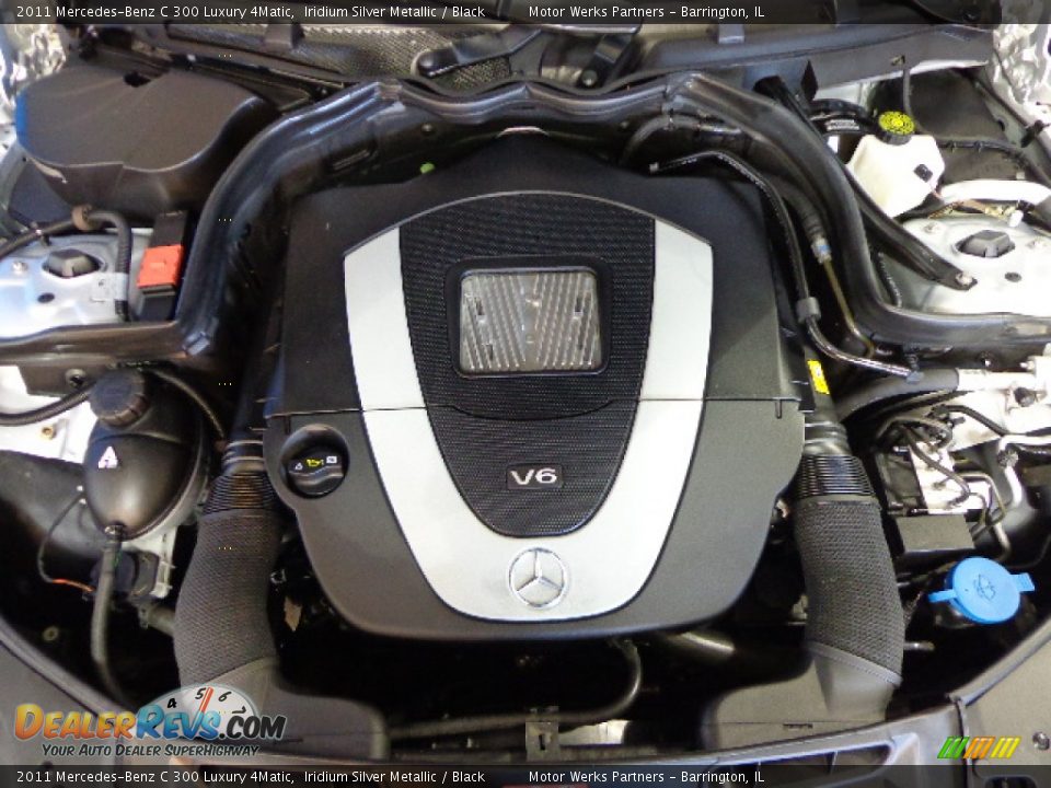 2011 Mercedes-Benz C 300 Luxury 4Matic Iridium Silver Metallic / Black Photo #6