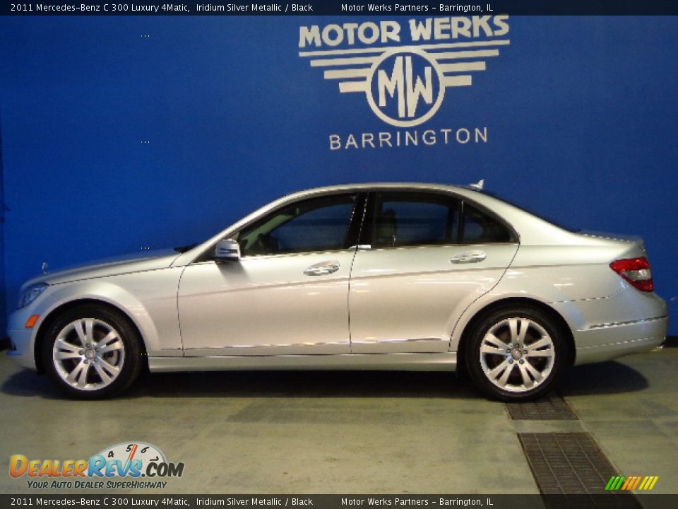 2011 Mercedes-Benz C 300 Luxury 4Matic Iridium Silver Metallic / Black Photo #7