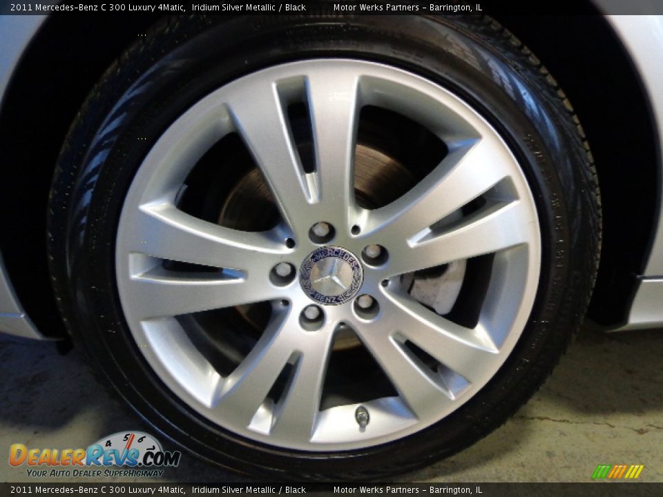 2011 Mercedes-Benz C 300 Luxury 4Matic Iridium Silver Metallic / Black Photo #9