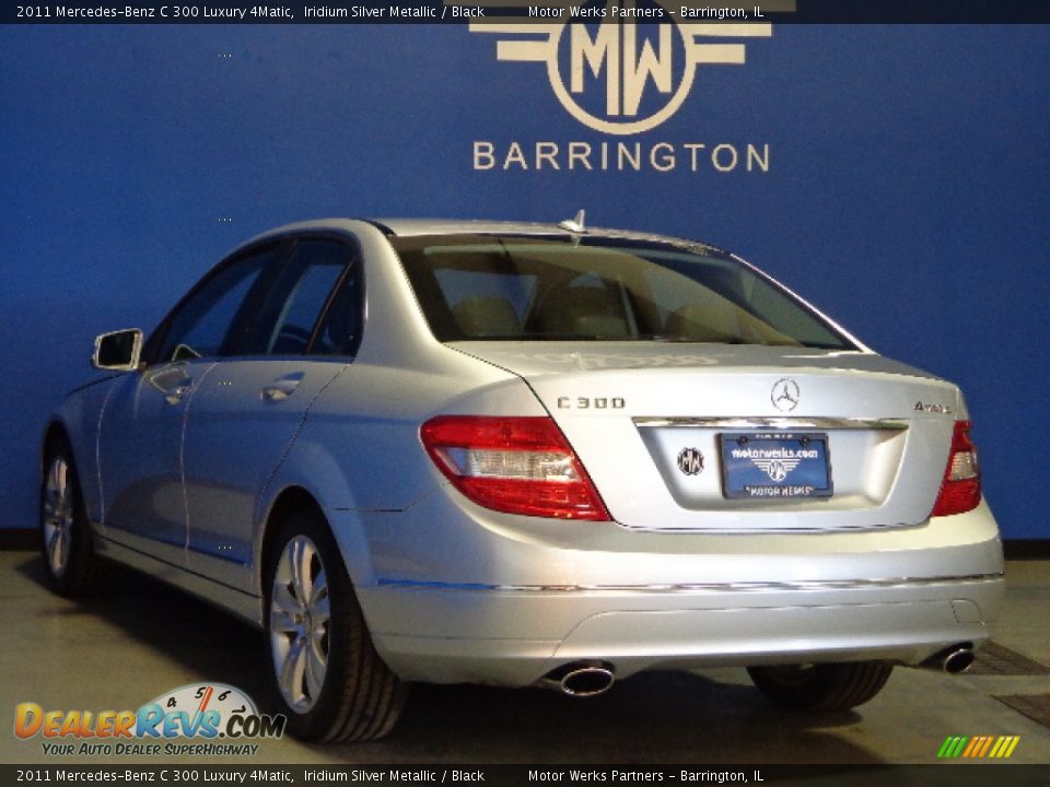2011 Mercedes-Benz C 300 Luxury 4Matic Iridium Silver Metallic / Black Photo #11