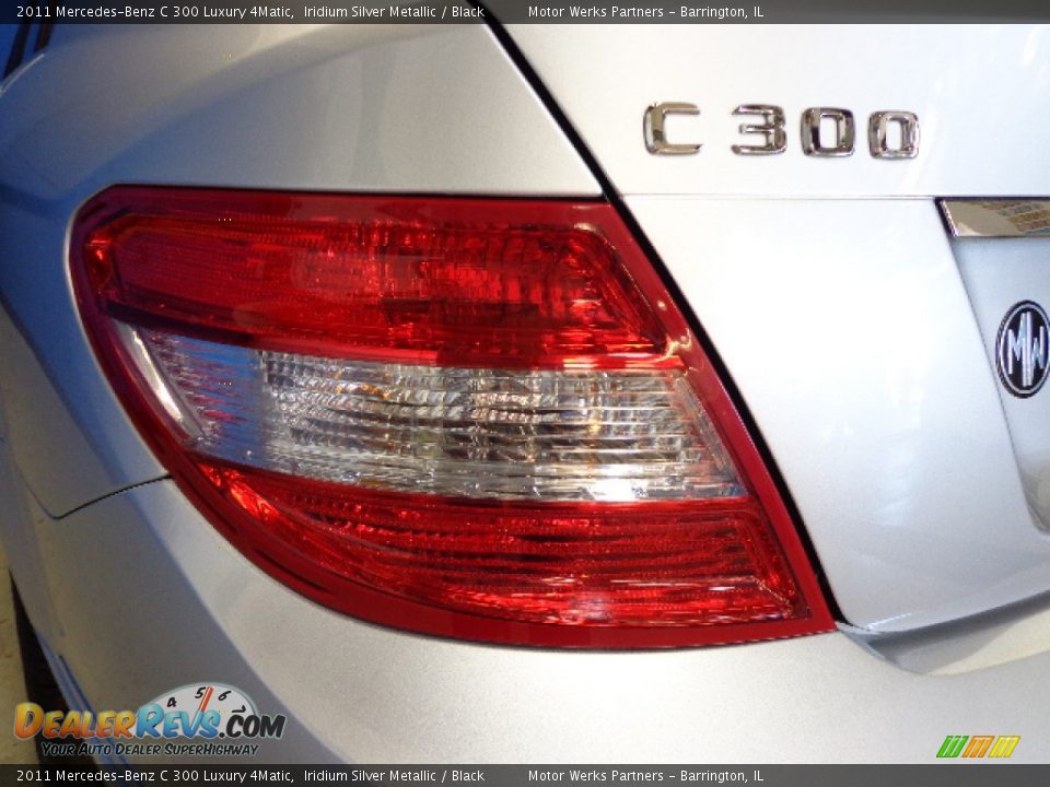 2011 Mercedes-Benz C 300 Luxury 4Matic Iridium Silver Metallic / Black Photo #14
