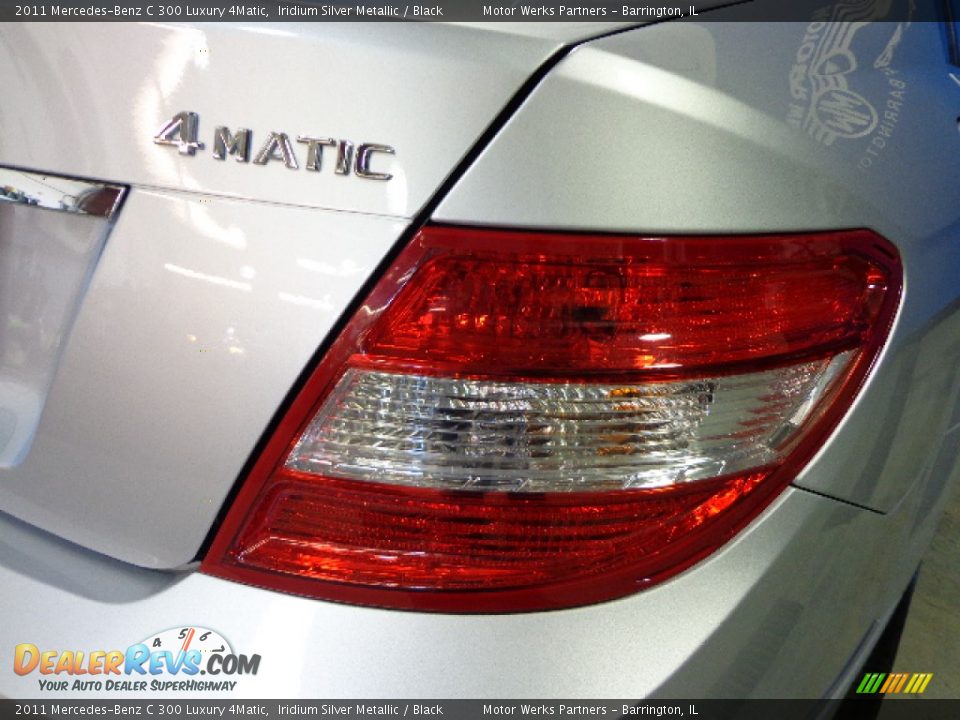 2011 Mercedes-Benz C 300 Luxury 4Matic Iridium Silver Metallic / Black Photo #15