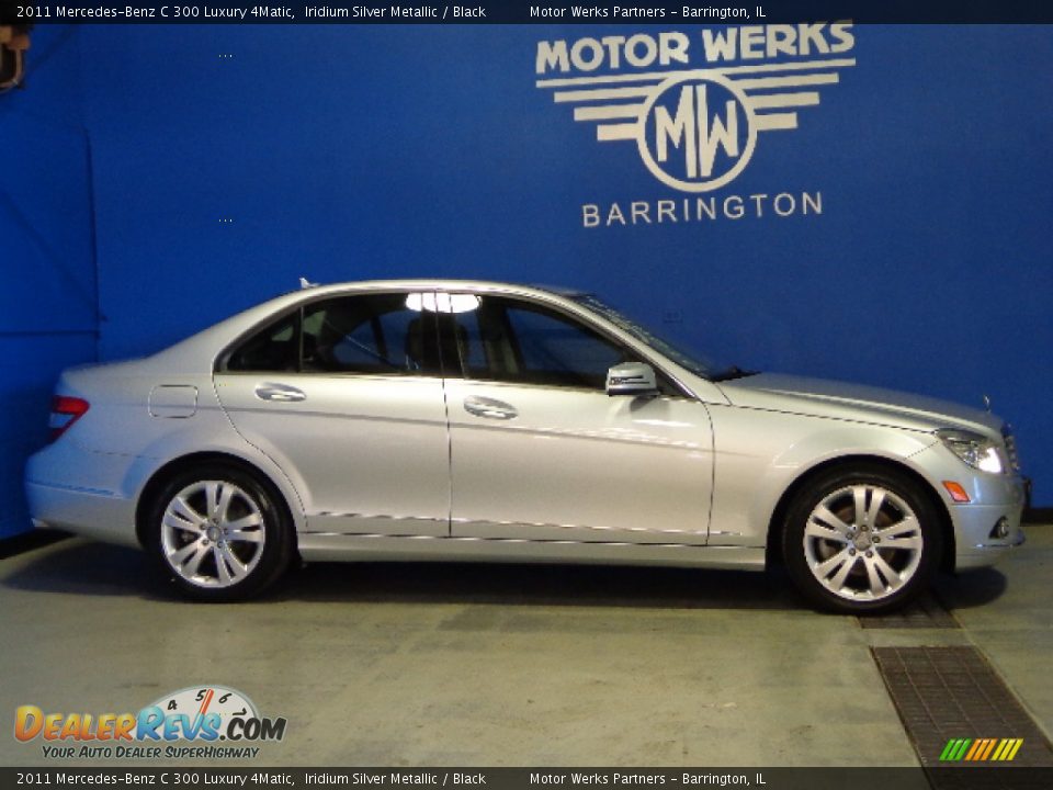2011 Mercedes-Benz C 300 Luxury 4Matic Iridium Silver Metallic / Black Photo #16