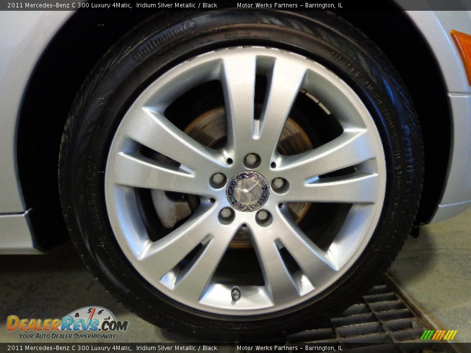 2011 Mercedes-Benz C 300 Luxury 4Matic Iridium Silver Metallic / Black Photo #18