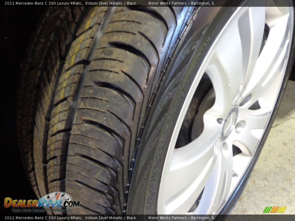 2011 Mercedes-Benz C 300 Luxury 4Matic Iridium Silver Metallic / Black Photo #19