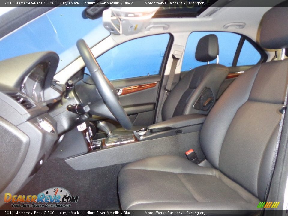 2011 Mercedes-Benz C 300 Luxury 4Matic Iridium Silver Metallic / Black Photo #22