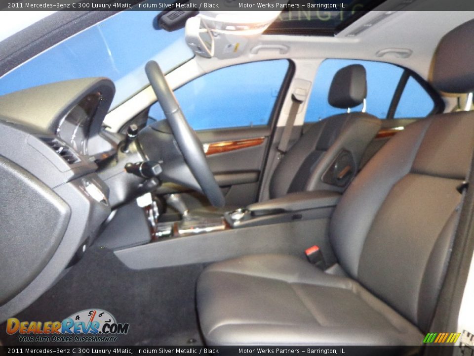 2011 Mercedes-Benz C 300 Luxury 4Matic Iridium Silver Metallic / Black Photo #23
