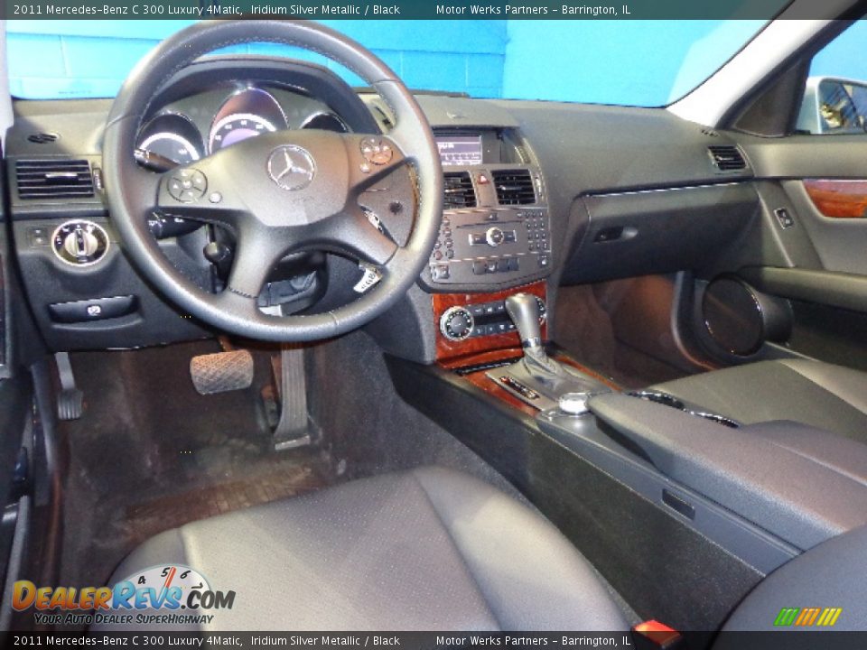 2011 Mercedes-Benz C 300 Luxury 4Matic Iridium Silver Metallic / Black Photo #24