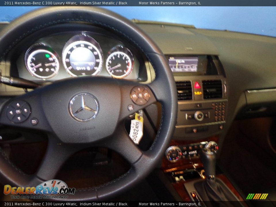 2011 Mercedes-Benz C 300 Luxury 4Matic Iridium Silver Metallic / Black Photo #26