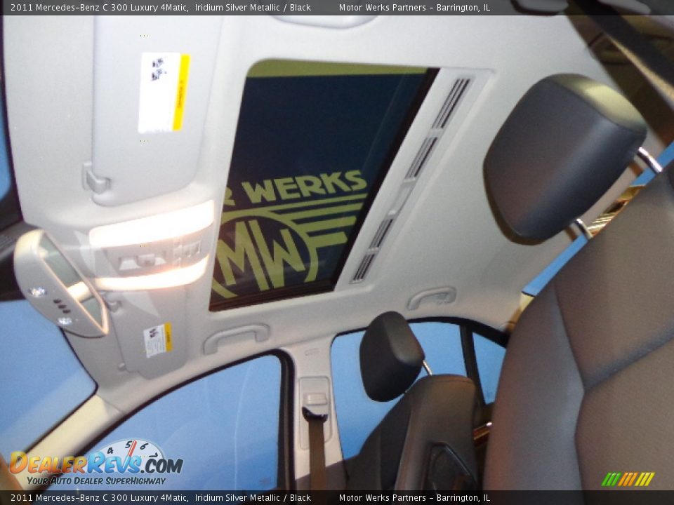 2011 Mercedes-Benz C 300 Luxury 4Matic Iridium Silver Metallic / Black Photo #28