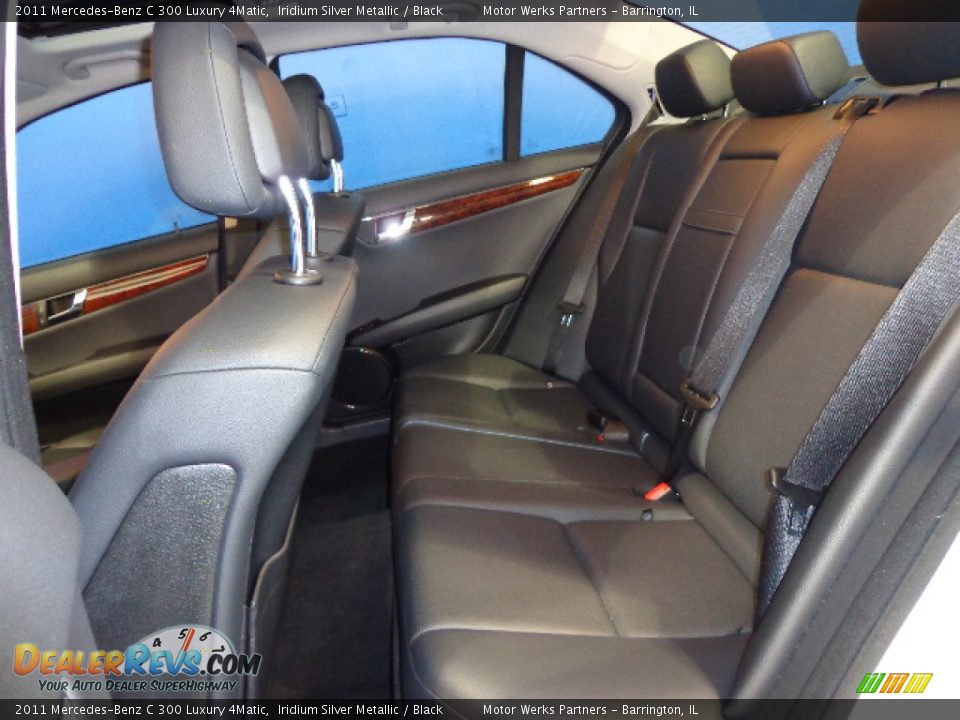2011 Mercedes-Benz C 300 Luxury 4Matic Iridium Silver Metallic / Black Photo #30