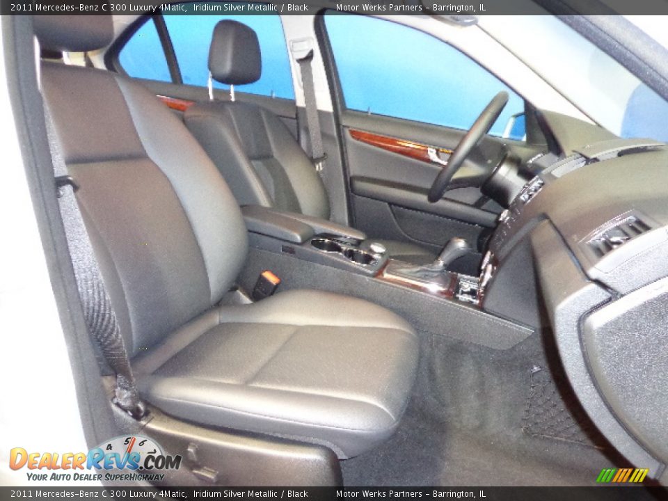 2011 Mercedes-Benz C 300 Luxury 4Matic Iridium Silver Metallic / Black Photo #33