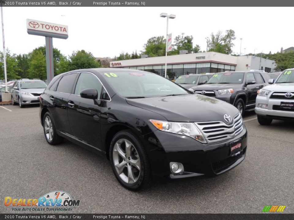 2010 Toyota Venza V6 AWD Black / Gray Photo #1