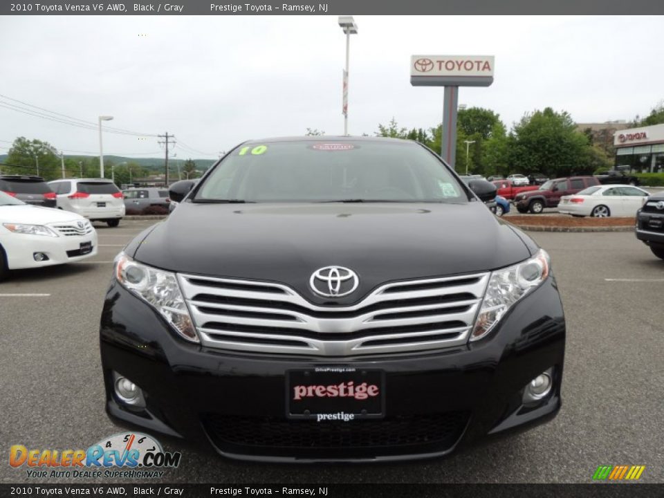 2010 Toyota Venza V6 AWD Black / Gray Photo #2