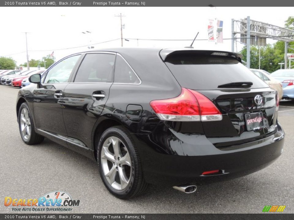 2010 Toyota Venza V6 AWD Black / Gray Photo #4