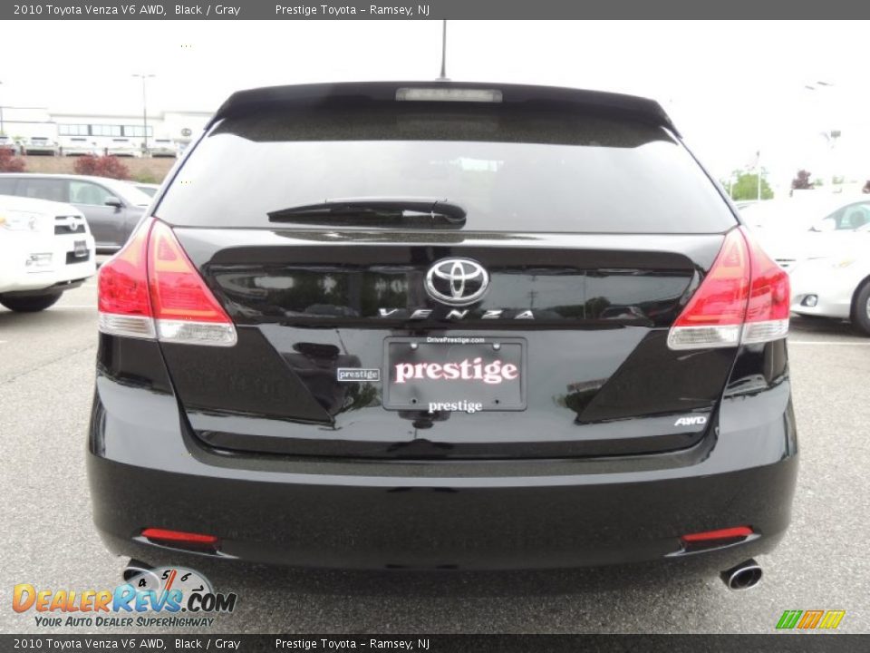 2010 Toyota Venza V6 AWD Black / Gray Photo #5
