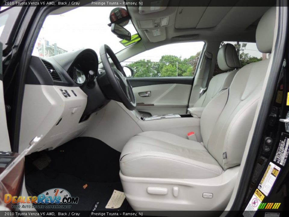 2010 Toyota Venza V6 AWD Black / Gray Photo #7