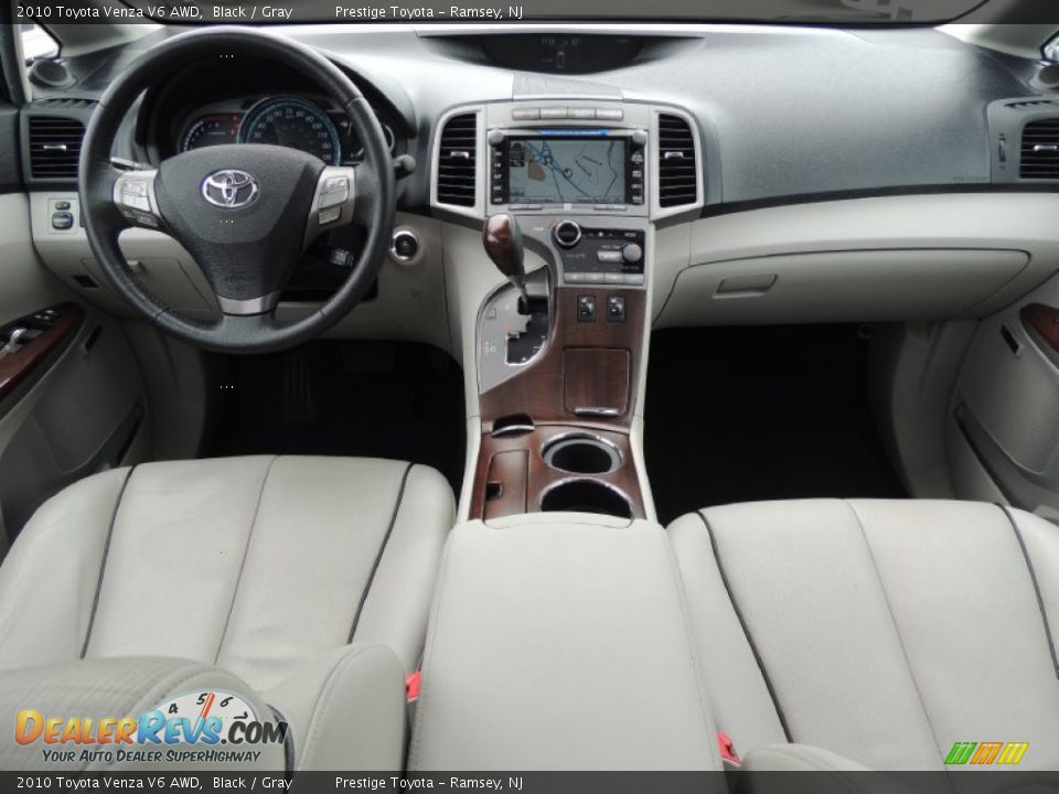 2010 Toyota Venza V6 AWD Black / Gray Photo #9