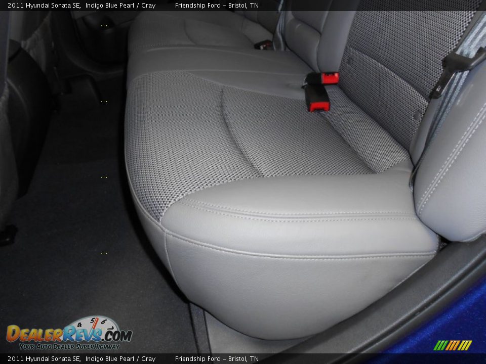 2011 Hyundai Sonata SE Indigo Blue Pearl / Gray Photo #15