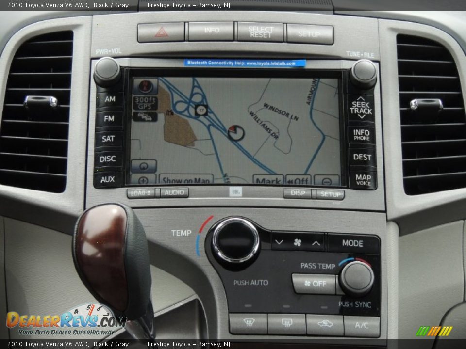 2010 Toyota Venza V6 AWD Black / Gray Photo #11