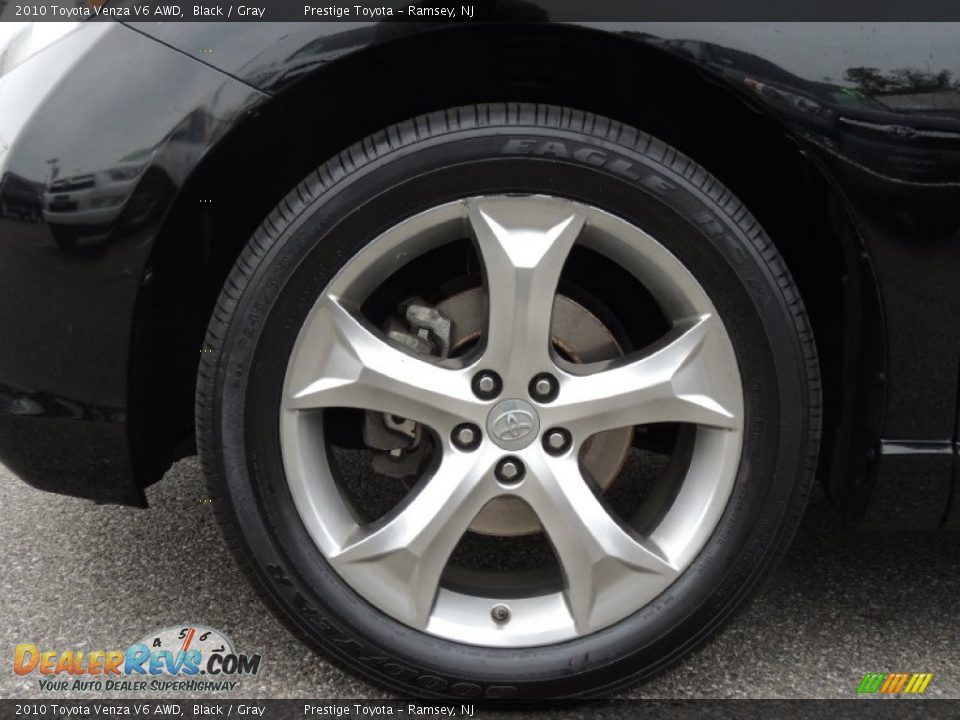 2010 Toyota Venza V6 AWD Black / Gray Photo #14