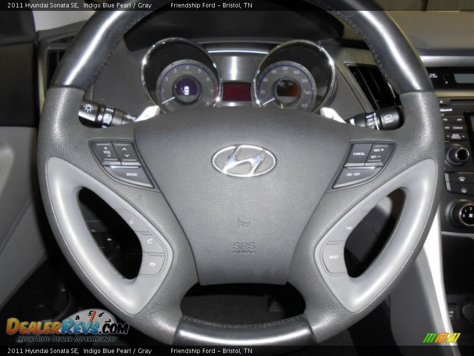 2011 Hyundai Sonata SE Steering Wheel Photo #26