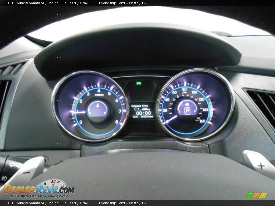 2011 Hyundai Sonata SE Gauges Photo #27