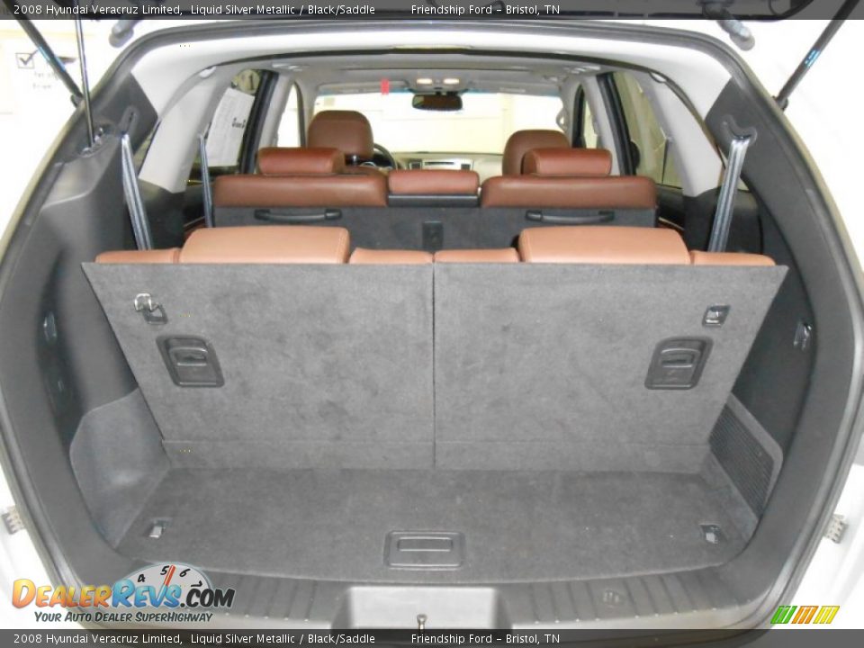 2008 Hyundai Veracruz Limited Liquid Silver Metallic / Black/Saddle Photo #10