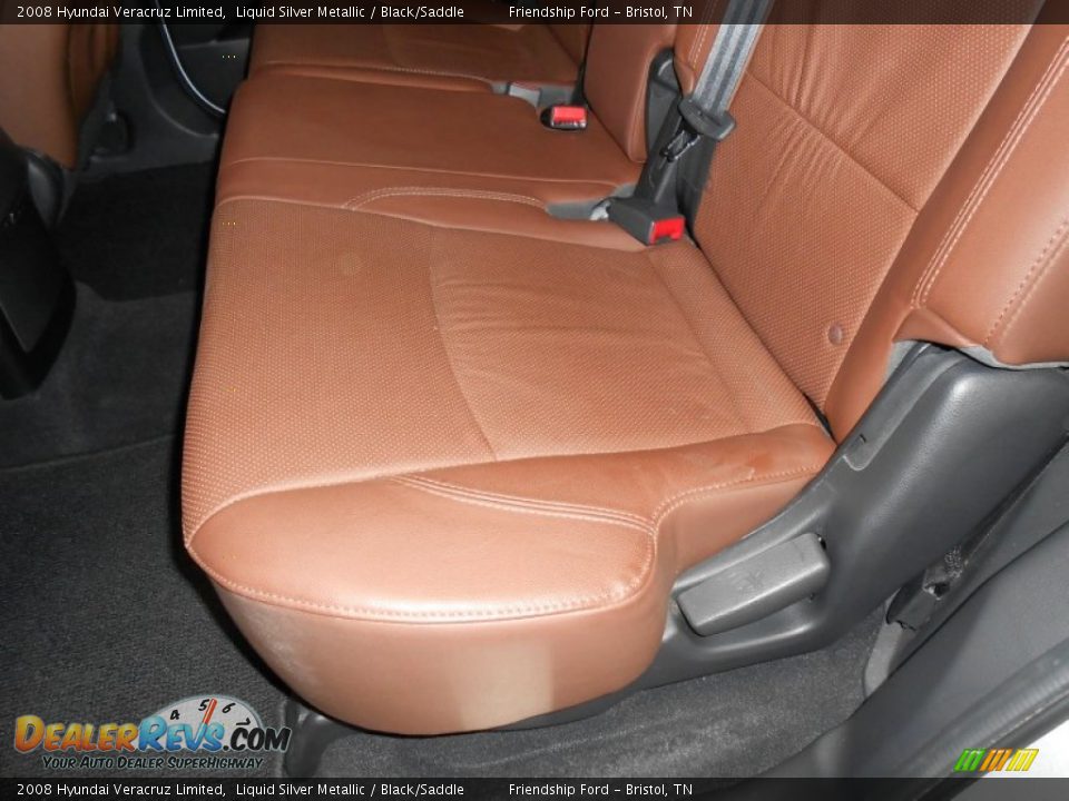 2008 Hyundai Veracruz Limited Liquid Silver Metallic / Black/Saddle Photo #15