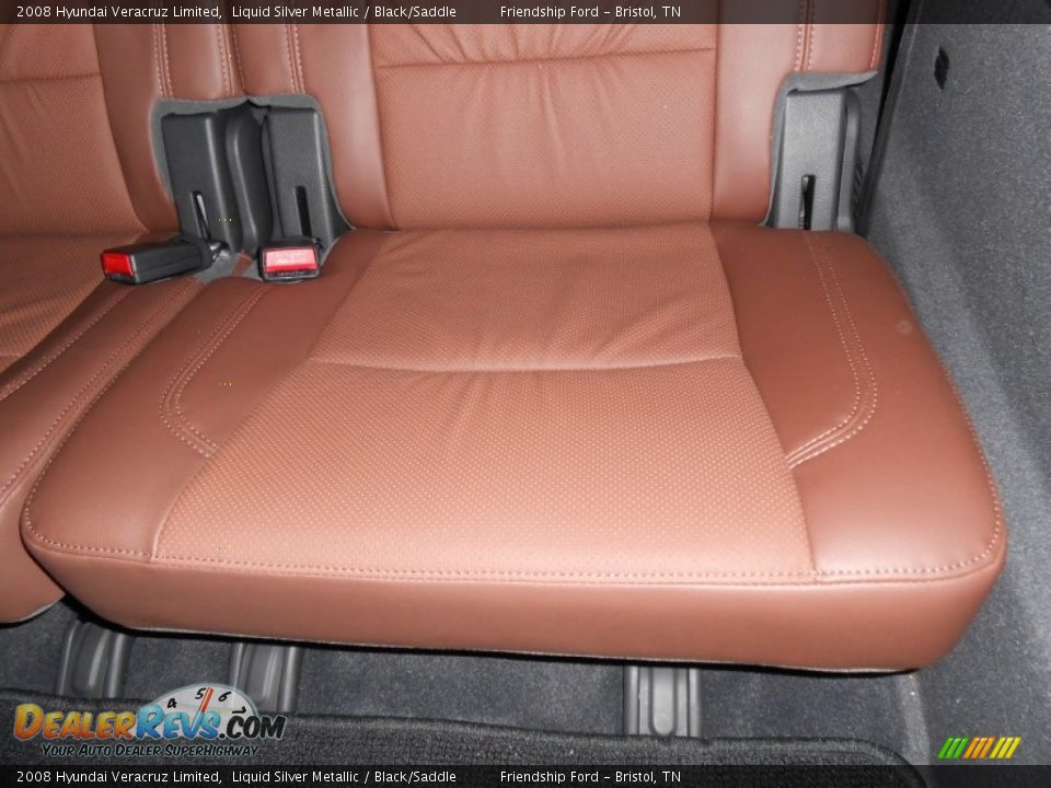2008 Hyundai Veracruz Limited Liquid Silver Metallic / Black/Saddle Photo #18