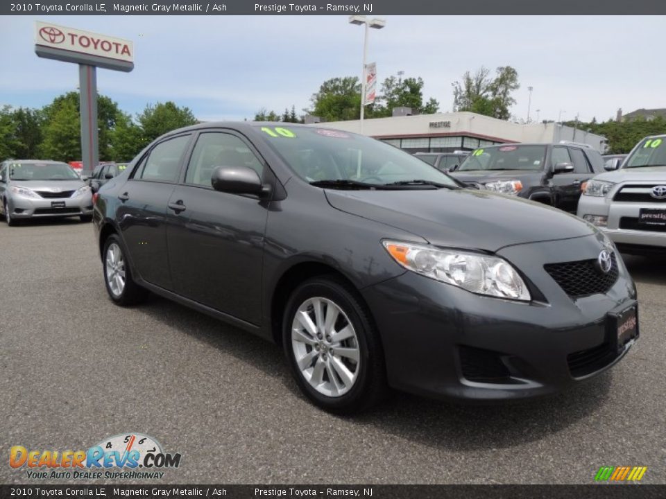 2010 Toyota Corolla LE Magnetic Gray Metallic / Ash Photo #1