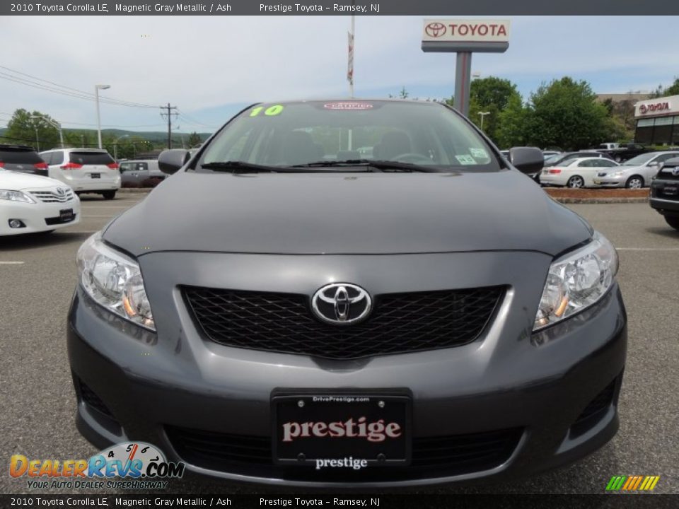 2010 Toyota Corolla LE Magnetic Gray Metallic / Ash Photo #2