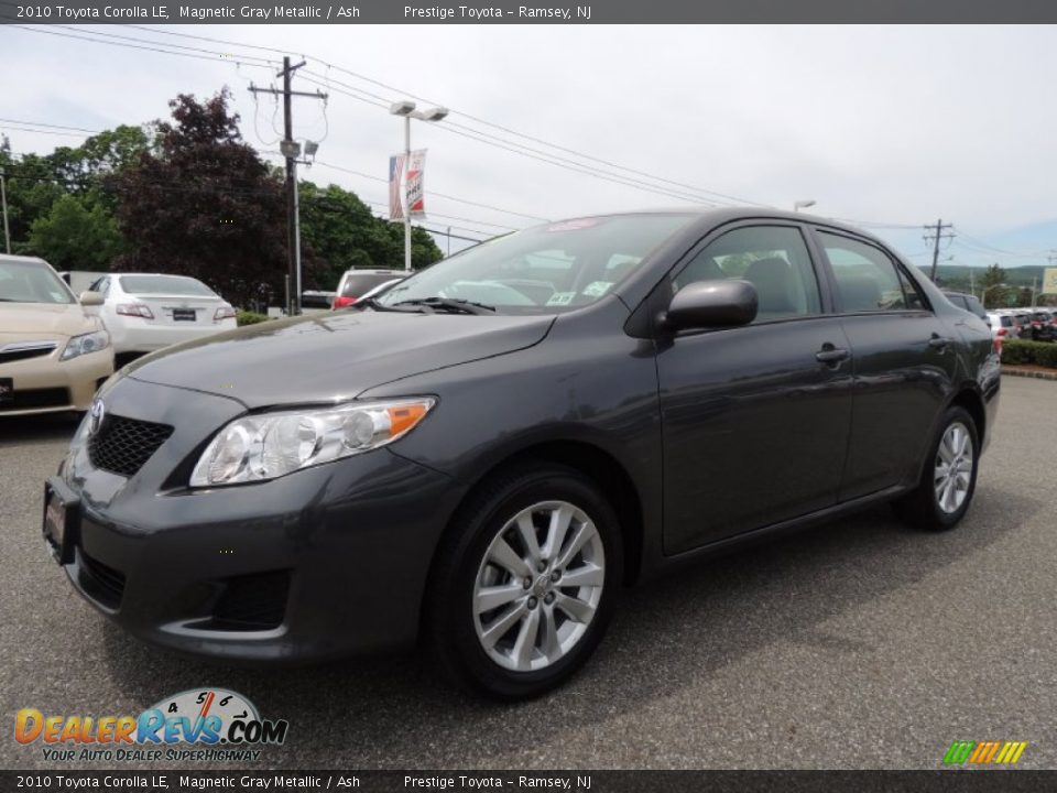 2010 Toyota Corolla LE Magnetic Gray Metallic / Ash Photo #3